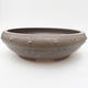 Ceramic bonsai bowl 23 x 23 x 7 cm, color gray - 1/3