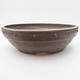 Ceramic bonsai bowl 24 x 24 x 7,5 cm, color gray - 1/3