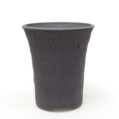 Ceramic bonsai bowl 15.5 x 15.5 x 18 cm, color cracked - 1