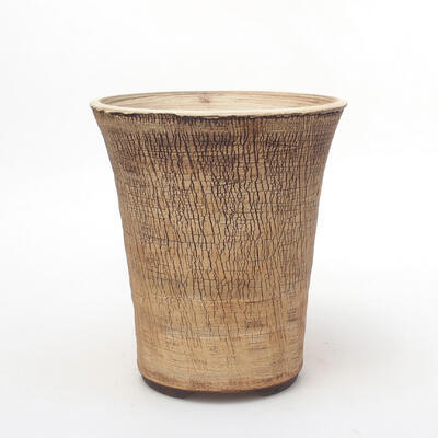 Ceramic bonsai bowl 15 x 15 x 17.5 cm, color cracked - 1