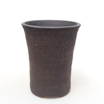 Ceramic bonsai bowl 14.5 x 14.5 x 18 cm, color cracked - 1