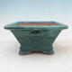 Bonsai bowl 21 x 21 x 11 cm, color green - 1/7