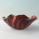 Ceramic shell 9 x 9 x 3.5 cm, color red - 1/3