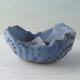 Ceramic shell 9 x 9 x 4 cm, color blue - 1/3