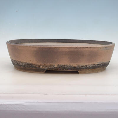 Bonsai bowl 41 x 31 x 9.5 cm, beige color - 1