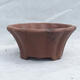 Bonsai bowl 22 x 22 x 10 cm, gray color - 1/7