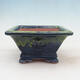 Bonsai bowl 21 x 21 x 11 cm, color blue - 1/6