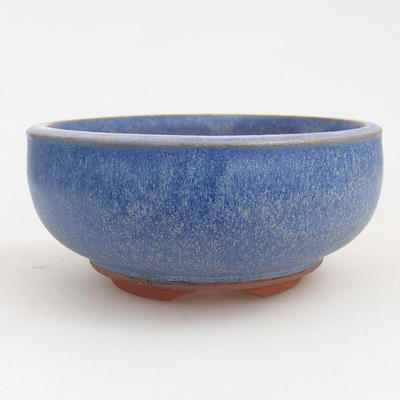 Ceramic bonsai bowl 10 x 10 x 4.5 cm, color blue - 1
