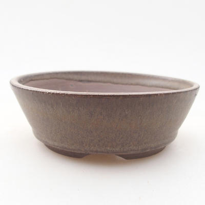 Ceramic bonsai bowl 10 x 105 x 3 cm, color brown - 1