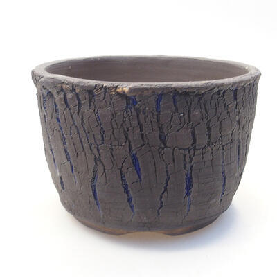 Ceramic bonsai bowl 12 x 12 x 8 cm, cracked color - 1