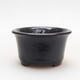Ceramic bonsai bowl 9 x 9 x 5 cm, color gray - 1/3