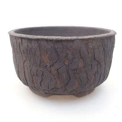Ceramic bonsai bowl 15 x 15 x 8.5 cm, color cracked - 1