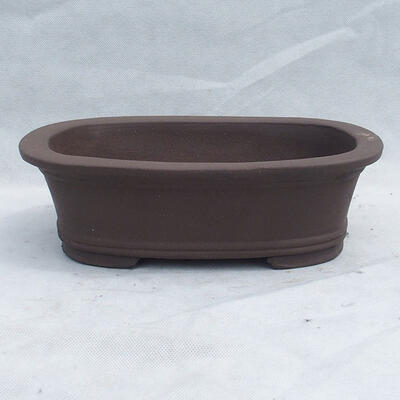 Bonsai bowl 29 x 20 x 9 cm, gray color - 1