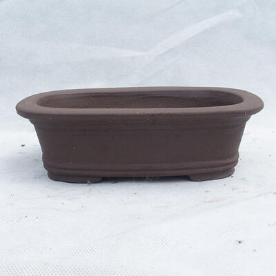 Bonsai bowl 22 x 15 x 7 cm, gray color - 1