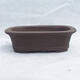 Bonsai bowl 22 x 15 x 7 cm, gray color - 1/7