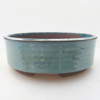 Ceramic bonsai bowl 16 x 16 x 5.5 cm, color blue - 1