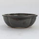 Ceramic bonsai bowl 13 x 10 x 4,5 cm, color teal - 2nd quality - 1/4