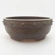 Ceramic bonsai bowl 21 x 21 x 8.5 cm, color green - 1/3