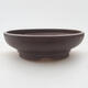 Ceramic bonsai bowl 15 x 15 x 4.5 cm, color brown - 1/3