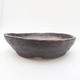 Ceramic bonsai bowl 25 x 25 x 6 cm, color gray - 1/3