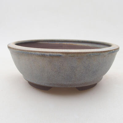 Ceramic bonsai bowl 15 x 15 x 5.5 cm, color blue - 1