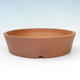 Ceramic bonsai bowl 35 x 35 x 8.5 cm, red color - 1/3