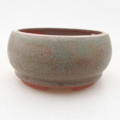 Ceramic bonsai bowl 8.5 x 8.5 x 4.5 cm, color green - 1