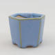 Mini bonsai bowl 4 x 4 x 3,5 cm, color blue - 1/4