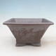 Bonsai bowl 27 x 27 x 14.5 cm, natural color - 1/7