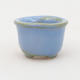 Mini bonsai bowl 4 x 4 x 2,5 cm, color blue - 1/4