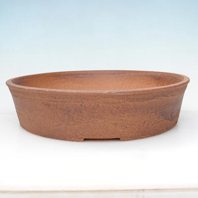 Ceramic bonsai bowl 38 x 38 x 9 cm, red color - 1