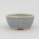 Mini bonsai bowl 4,5 x 3,5 x 2 cm, color blue - 1/3