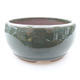Ceramic bonsai bowl 9 x 9 x 5 cm, color green - 1/3