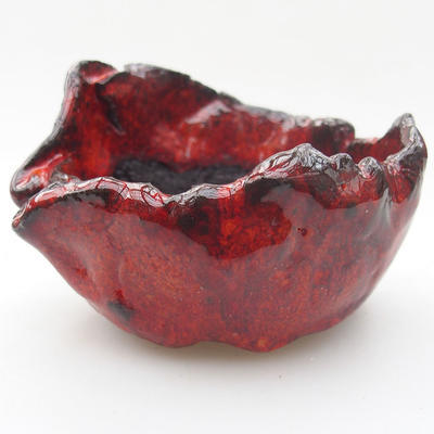 Ceramic Shell 7 x 7 x 5,5 cm, red color - 1