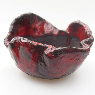 Ceramic Shell 8 x 8 x 5,5 cm, red color - 1