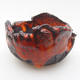 Ceramic Shell 8 x 6,5 x 5 cm, red color - 1/3