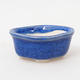 Mini bonsai bowl 4,5 x 4 x 2 cm, color blue - 1/3