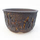 Ceramic bonsai bowl 15 x 15 x 9 cm, color yellow - 1/3