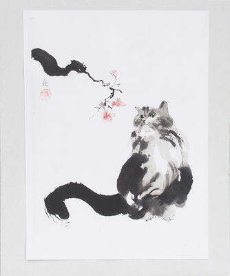 Calligraphy - Cat