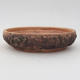 Ceramic bonsai bowl 15 x 15 x 3,5 cm, color cracked - 1/4
