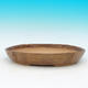 Bonsai ceramic bowl CEJ 3, light brown - 1/3
