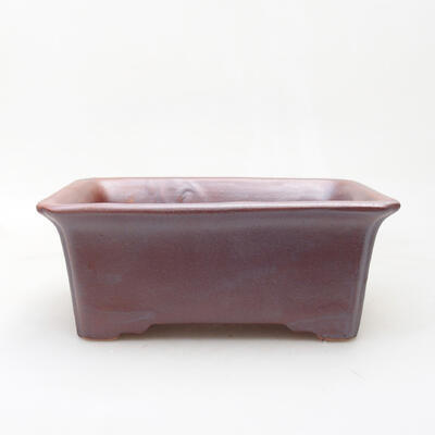 Ceramic bonsai bowl 18 x 14 x 7 cm, color brown - 1