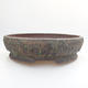 Ceramic bonsai bowl 22 x 22 x 6 cm, color green - 1/3