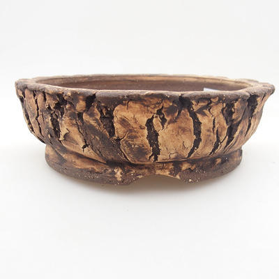Ceramic bonsai bowl 16 x 16 x 5,5 cm, gray color - 1