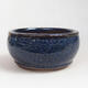 Ceramic bonsai bowl 9.5 x 9.5 x 4.5 cm, color blue - 1/3