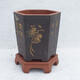 Bonsai bowl 20 x 18 x 25 cm, gray color - 1/7