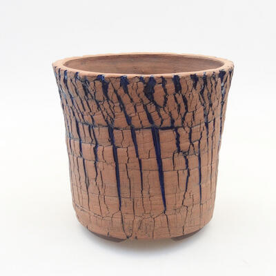 Ceramic bonsai bowl 13 x 13 x 12.5 cm, color blue - 1