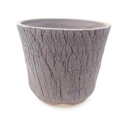Ceramic bonsai bowl 14.5 x 14.5 x 12.5 cm, color black - 1