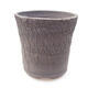 Ceramic bonsai bowl 13 x 13 x 13 cm, gray color - 1/3