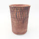 Ceramic bonsai bowl 14 x 14 x 18.5 cm, gray color - 1/3